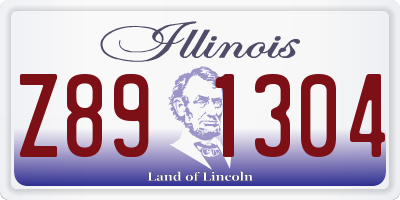 IL license plate Z891304