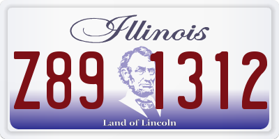 IL license plate Z891312