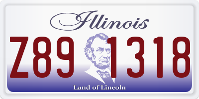 IL license plate Z891318