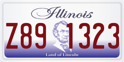IL license plate Z891323
