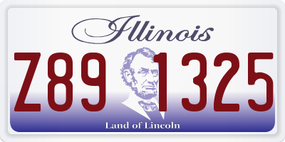 IL license plate Z891325