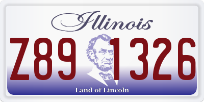IL license plate Z891326