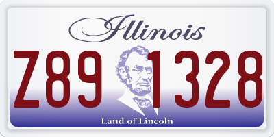 IL license plate Z891328