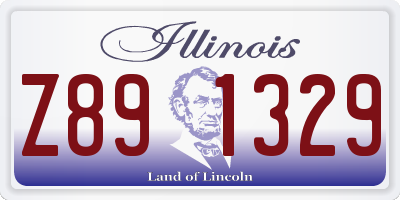IL license plate Z891329