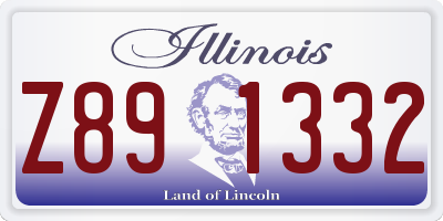 IL license plate Z891332