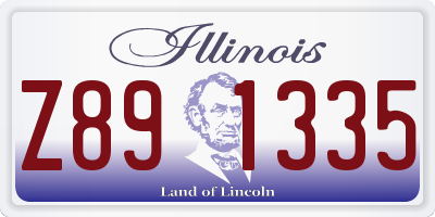 IL license plate Z891335