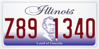 IL license plate Z891340