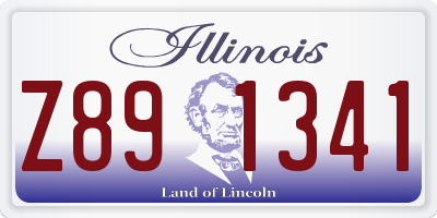 IL license plate Z891341