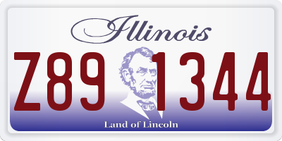 IL license plate Z891344
