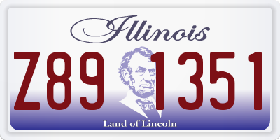 IL license plate Z891351