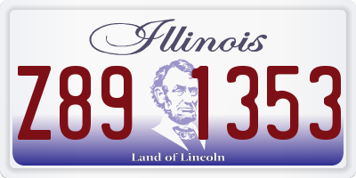 IL license plate Z891353