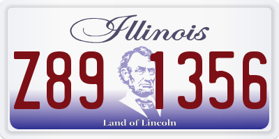 IL license plate Z891356