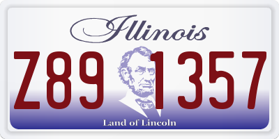 IL license plate Z891357