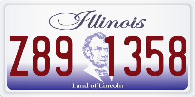 IL license plate Z891358
