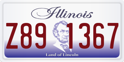 IL license plate Z891367
