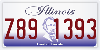 IL license plate Z891393