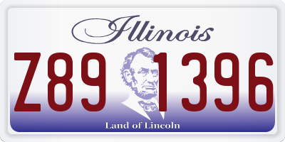 IL license plate Z891396