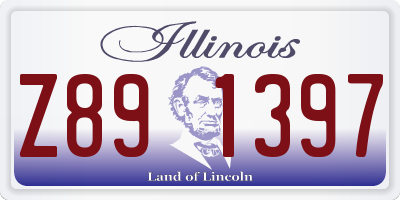 IL license plate Z891397