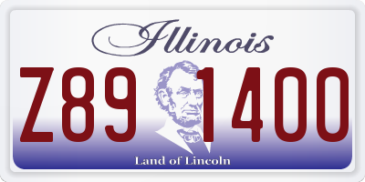 IL license plate Z891400