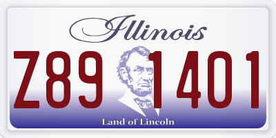 IL license plate Z891401