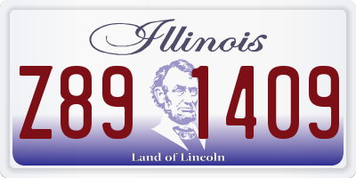 IL license plate Z891409