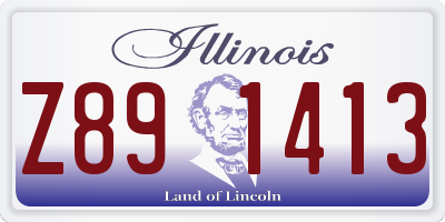 IL license plate Z891413