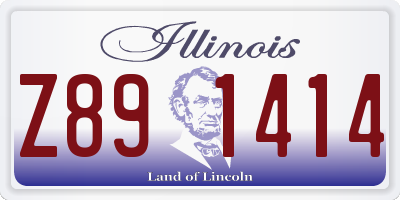 IL license plate Z891414
