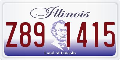 IL license plate Z891415