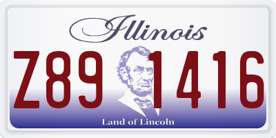 IL license plate Z891416