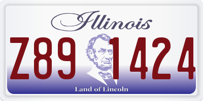 IL license plate Z891424
