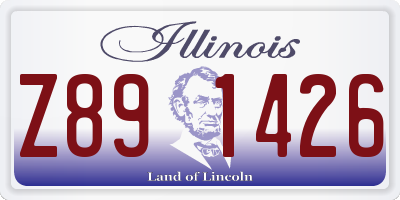 IL license plate Z891426