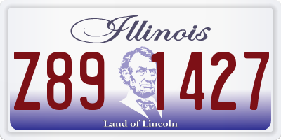 IL license plate Z891427