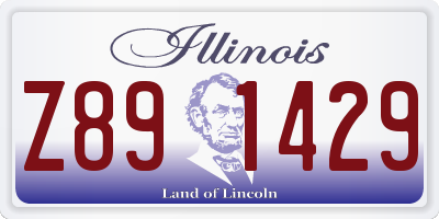 IL license plate Z891429
