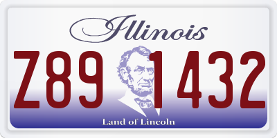 IL license plate Z891432