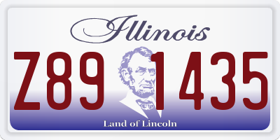 IL license plate Z891435