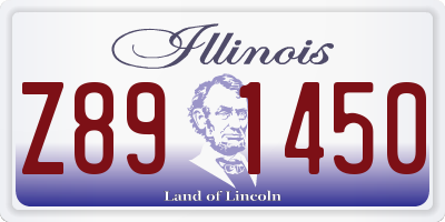 IL license plate Z891450