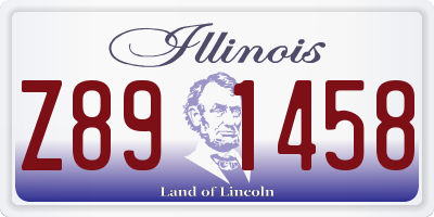 IL license plate Z891458