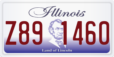 IL license plate Z891460