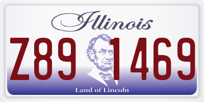 IL license plate Z891469