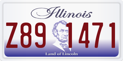 IL license plate Z891471
