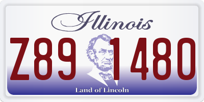 IL license plate Z891480