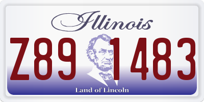 IL license plate Z891483