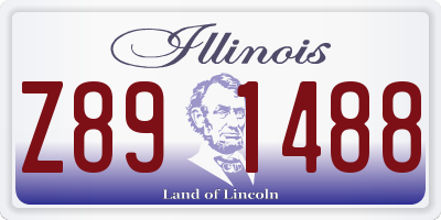 IL license plate Z891488