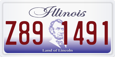 IL license plate Z891491
