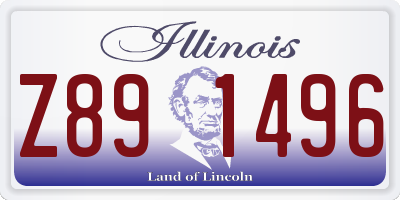 IL license plate Z891496