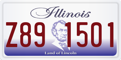 IL license plate Z891501