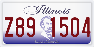 IL license plate Z891504