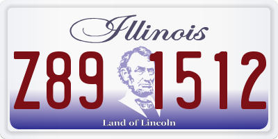 IL license plate Z891512