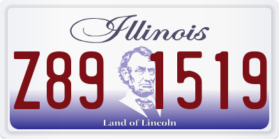 IL license plate Z891519
