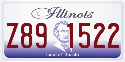 IL license plate Z891522